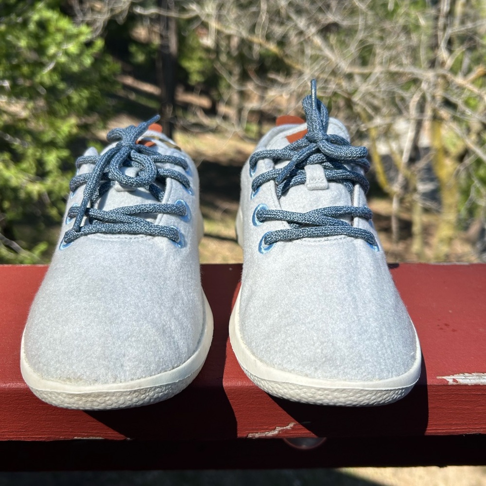 Allbirds Light Blue Lace-Up Athletic Shoes